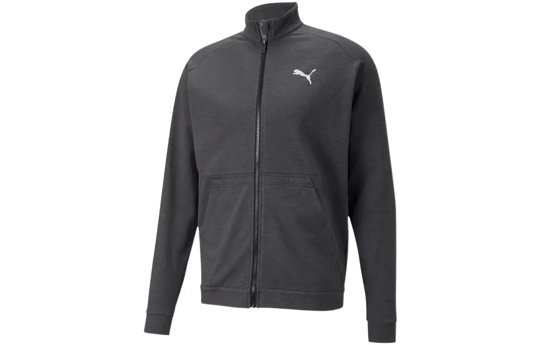 PUMA Jackets Men's Black Stand Collar Moderate Other