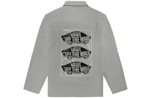 Vans Jackets Men's Gray Lapel Moderate Workwear