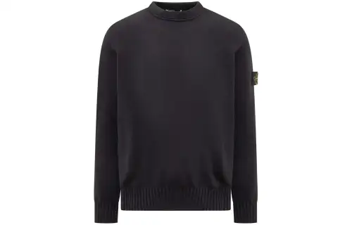 STONE ISLAND Logo Patch Crewneck Jumper