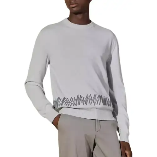 HERMES SS24 Knitwear Men's Mist White