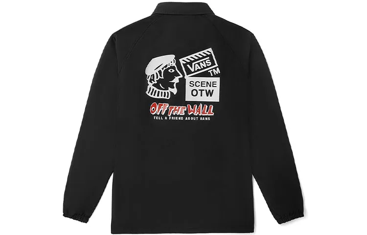 Vans Jackets Men's Black Lapel Moderate