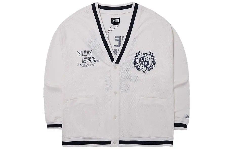 New Era SS24 Knitwear Unisex Ivory White