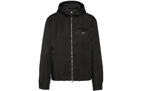Prada Re-Nylon hooded blouson jacket