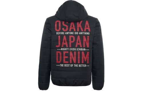 EVISU Jackets Men's Black Hooded Moderate Other