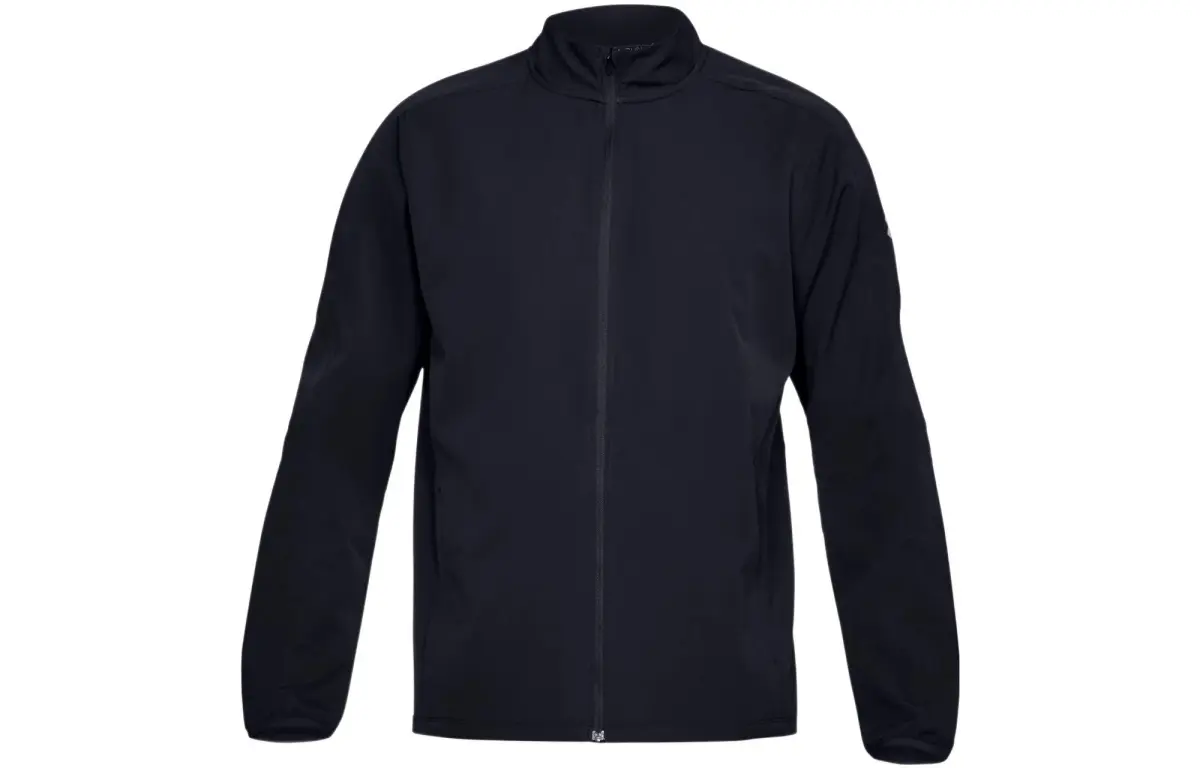 Under Armour Launch Jackets Men's Black Stand Collar Moderate Other