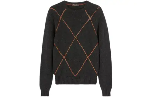 Loro Piana Sweaters Men's Umber Crew Neck Moderate Other