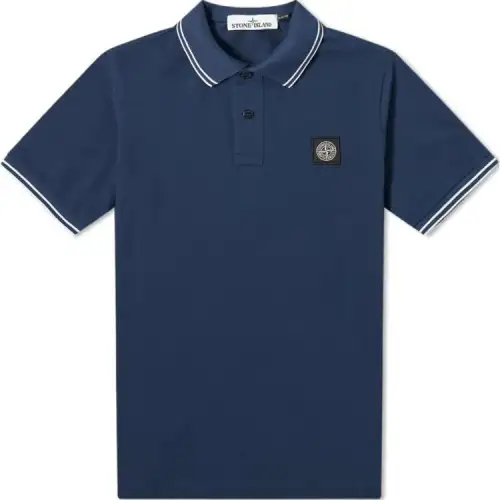 STONE ISLAND Polo Shirt Men's Blue