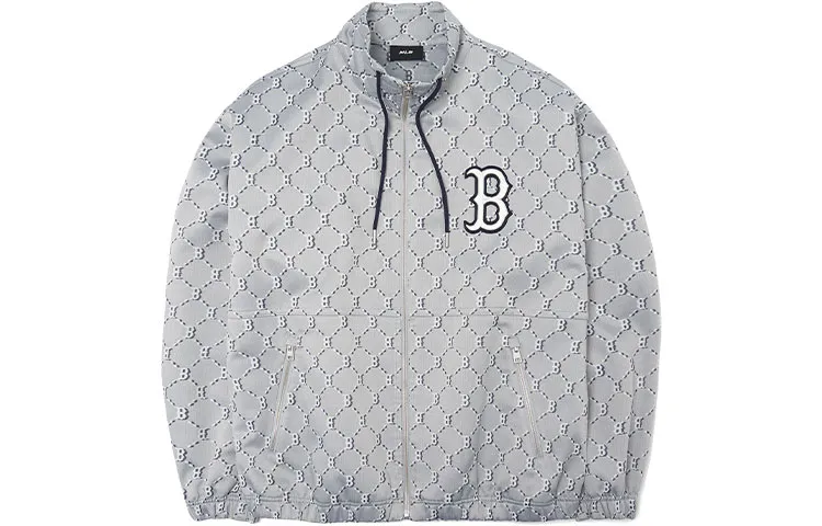 MLB Boston Red Sox Jacket Men's Light Gray