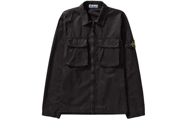 STONE ISLAND Jacket Men's Black