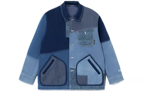 Li Ning Skateboard Jackets Men's Blue Lapel Moderate Other
