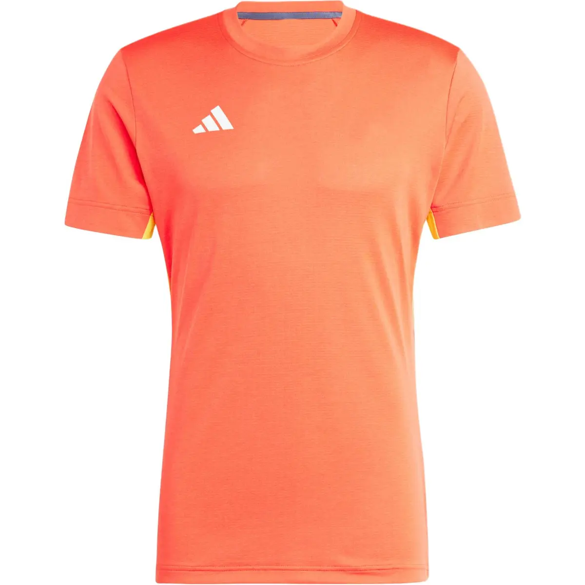 Adidas T-Shirts Men's Light Red Crew Neck Moderate