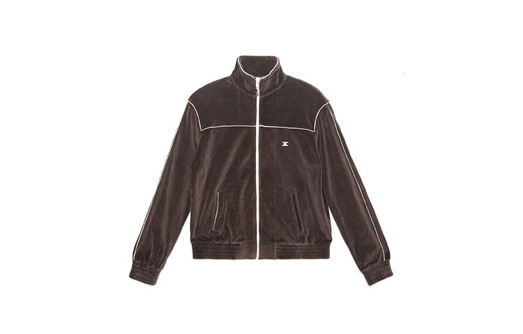 Мужская куртка CELINE Zip Jacket (коричневая)