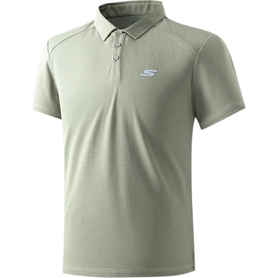 Мужская футболка-поло Skechers Polo (хаки)