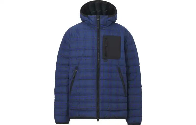 Burberry Check Print Padded Down Jacket