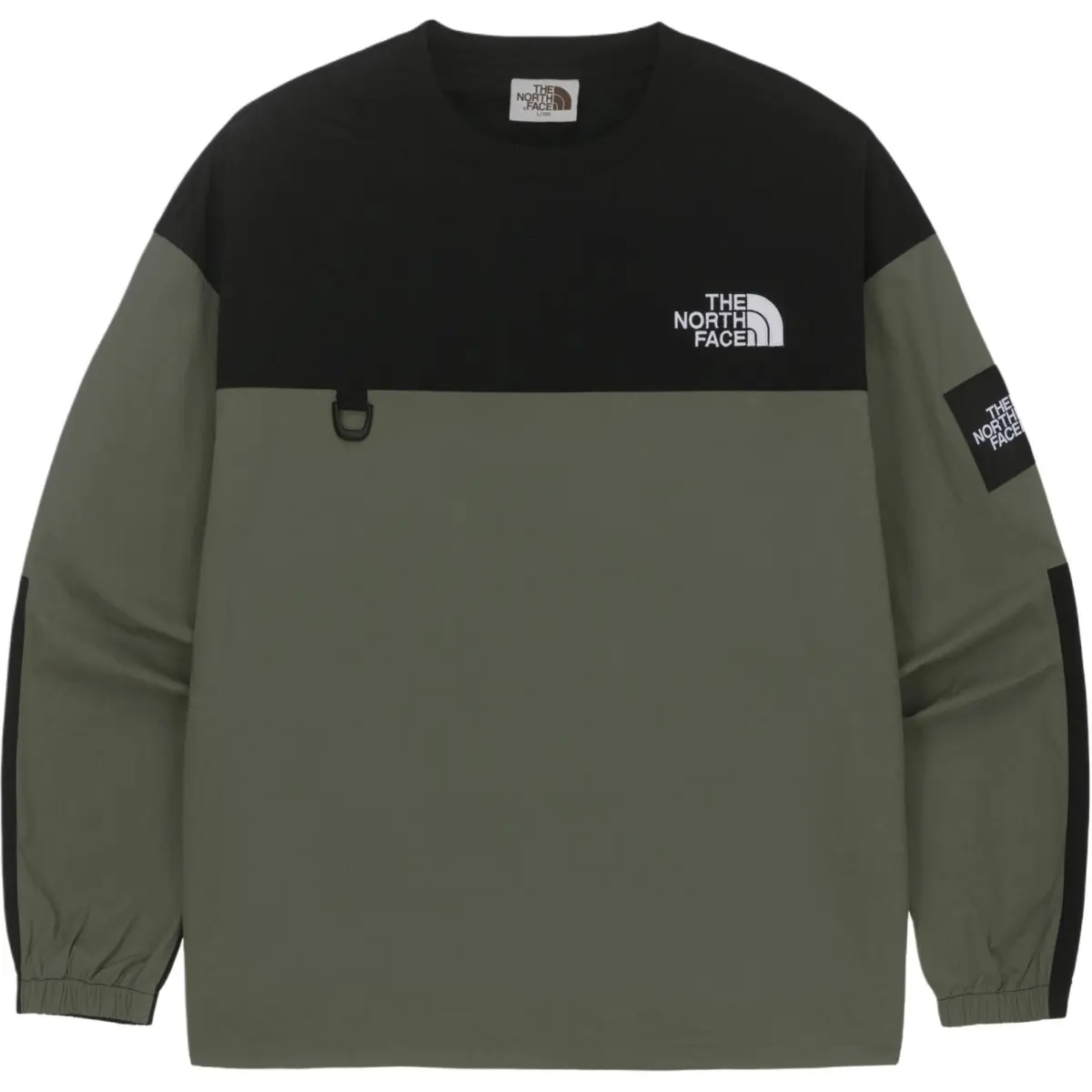 THE NORTH FACE Albany Crewneck Army Green Unisex Korea Version