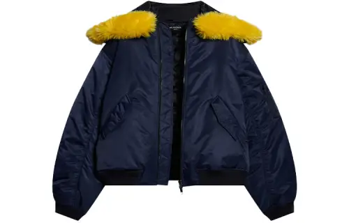 Balenciaga FW21 Puffer Jacket Coat Men's Blue