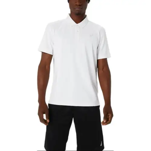 Asics Polo Shirt Unisex Bright White