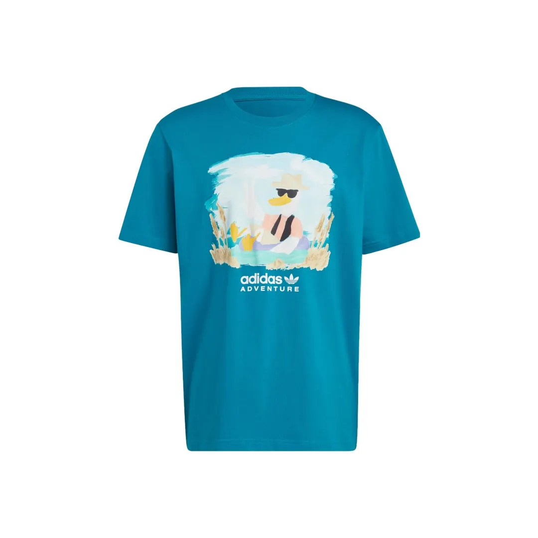Adidas Originals T Shirt Men's Teal Green