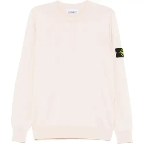 STONE ISLAND Compass Patch Crewneck Jumper