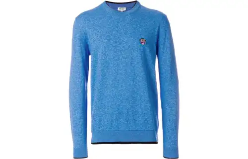 KENZO Sweaters Men's Blue Crew Neck Moderate Other