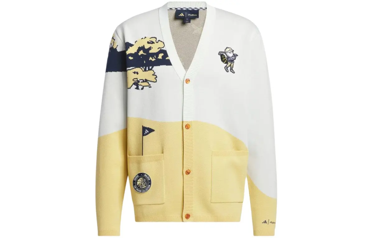 Adidas Knitwear Men's Yellow White