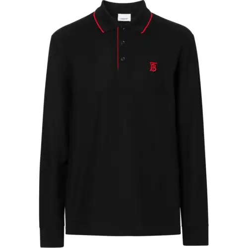 Burberry Polo Shirt Men's Black