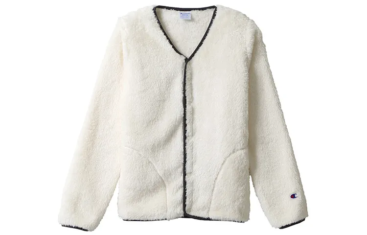 Champion Fleece Lined Thick V Neck Cardigan Jacket Japan Version, Winter Unisex