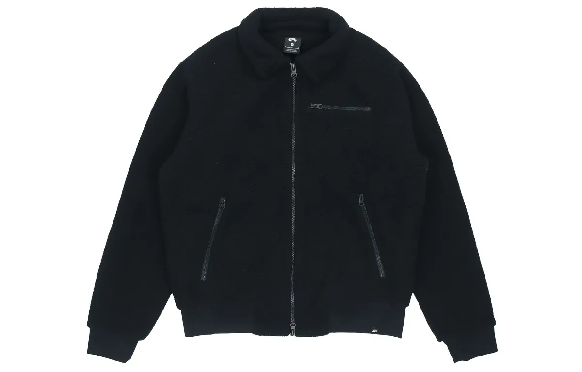 Nike Jackets Men's Black Lapel Moderate