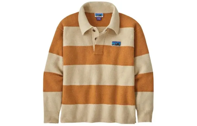 Patagonia Recycled Wool blend Polo Sweater
