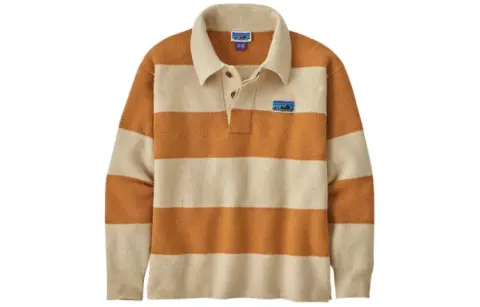 Patagonia Recycled Wool blend Polo Sweater