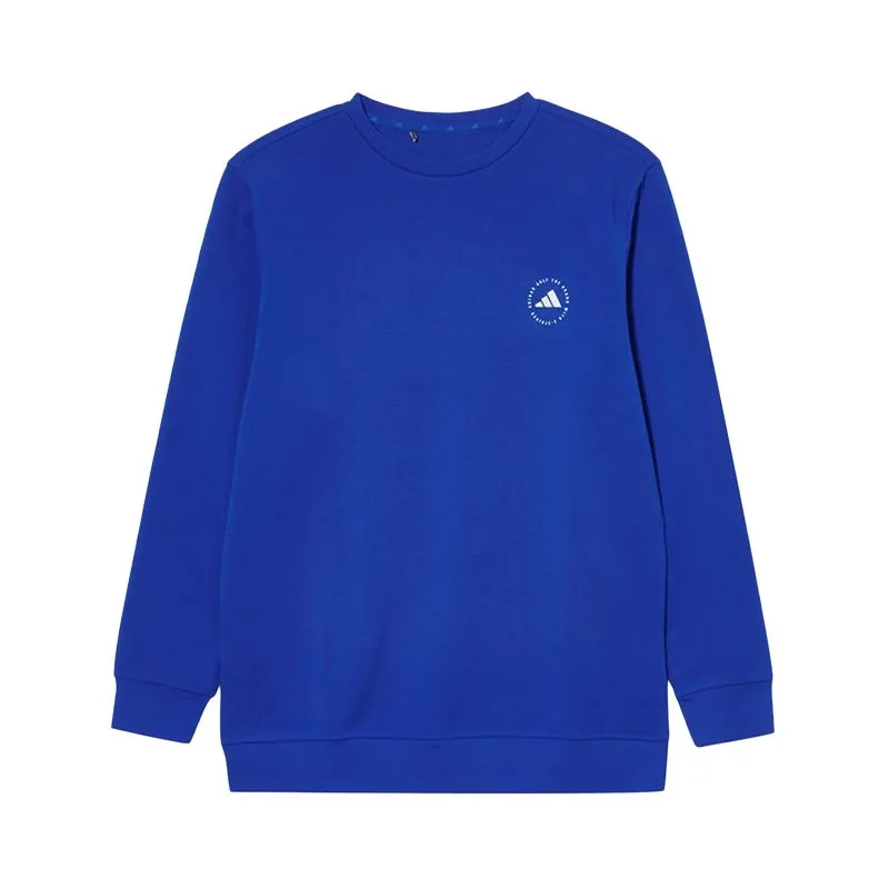 Adidas Sweatshirts Unisex Blue Crew Neck Moderate Other