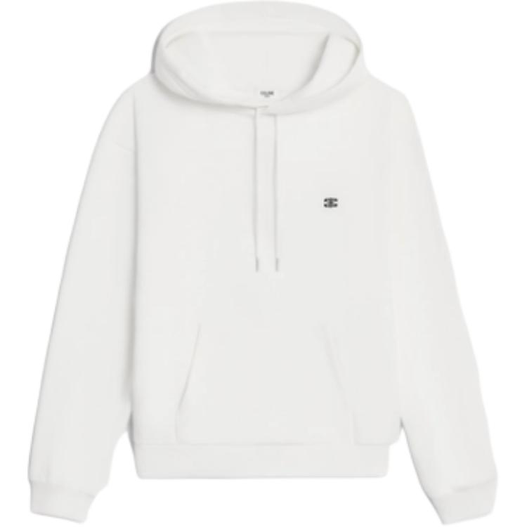 CELINE Triomphe Loose Hoodie In Cotton Fleece