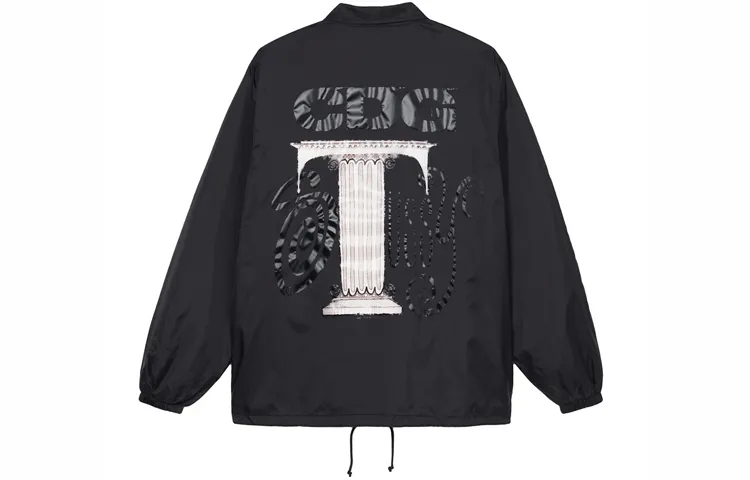 Stussy X CDG Jackets Unisex Black Lapel Moderate Other