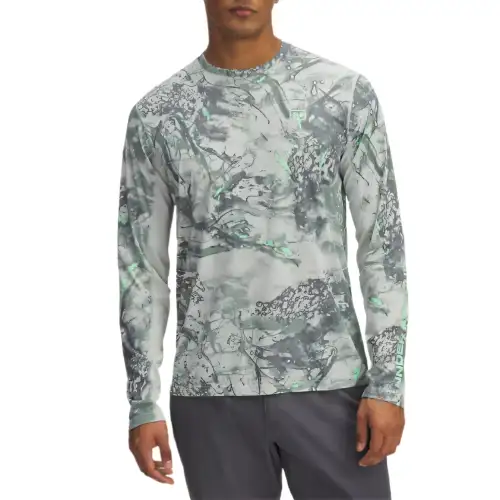 Under Armour Fish Pro Camo T Shirt Men's Gray/Green