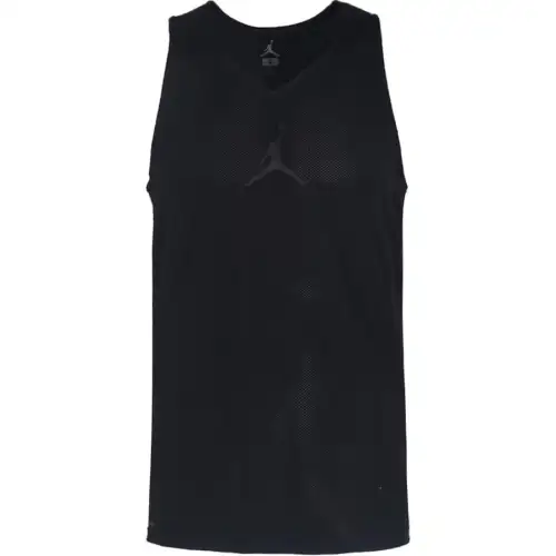 Jordan Tank Tops Men's Black V Neck Moderate Straight Fit