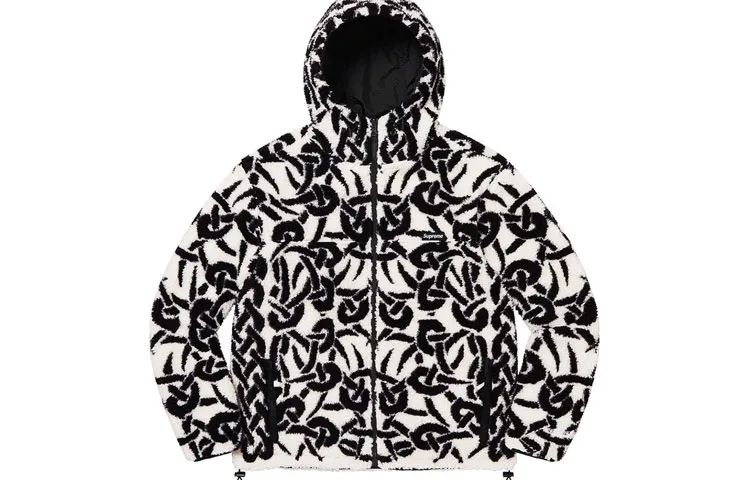 Supreme Celtic Knot Reversible Windstopper Fleece Hooded Jacket