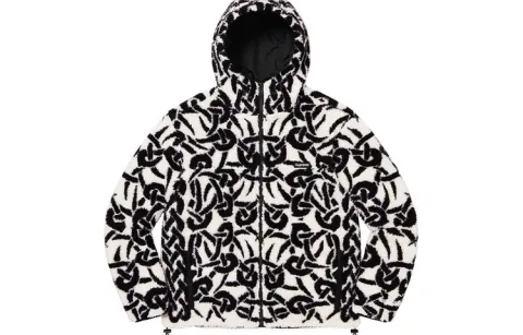 Supreme Celtic Knot Reversible Windstopper Fleece Hooded Jacket