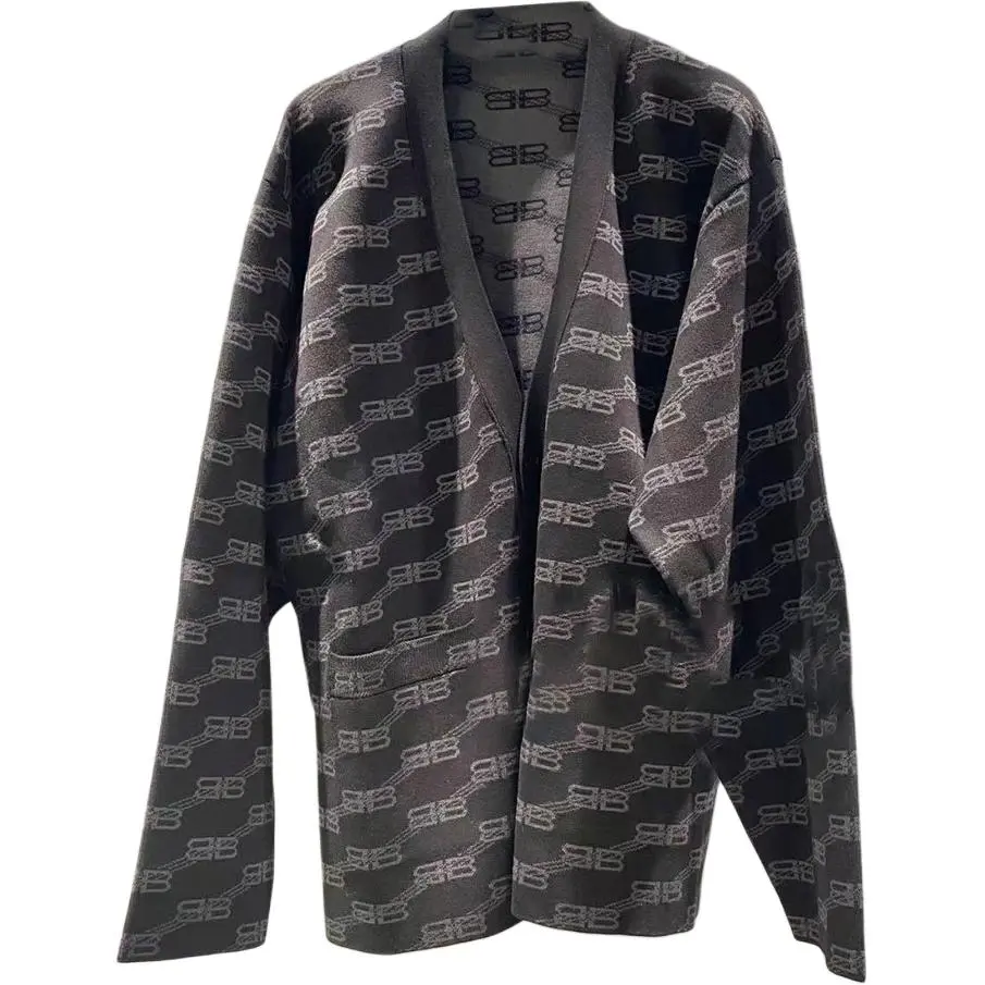 Balenciaga Knitwear Regular Fit Men's Black