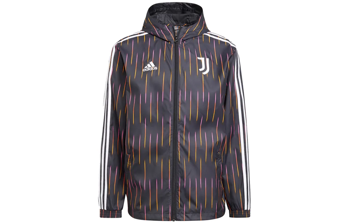 Adidas Jackets Men's Black Hooded Moderate Other