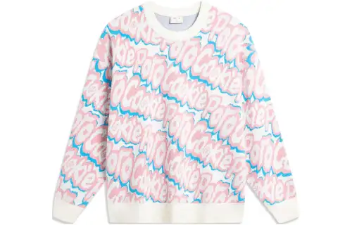 Li Ning x LOL Sports Life Collection Knitwear Unisex Letter All Over Print