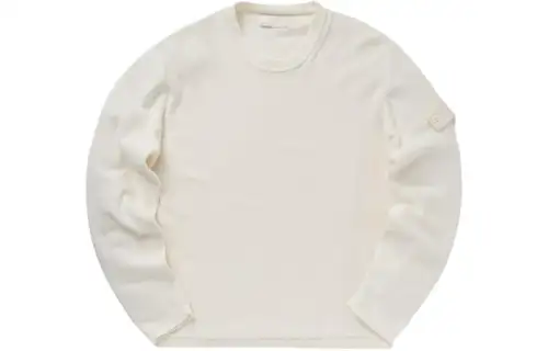 STONE ISLAND Compass-badge Ribbed-knit Jumper