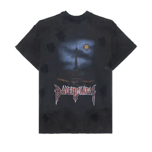 Balenciaga Paris Moon Double Front T Shirt