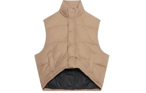 Balenciaga Jackets Men's Beige Turtleneck Moderate Other