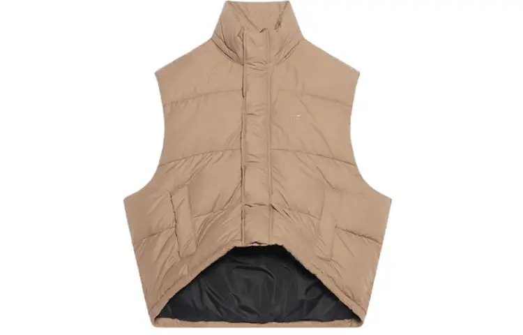 Balenciaga Jackets Men's Beige Turtleneck Moderate Other