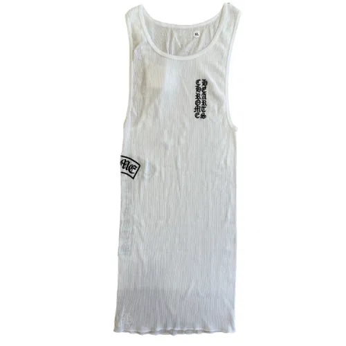 Chrome Hearts Tank Top Unisex White
