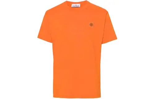 STONE ISLAND T Shirt Men's Orange