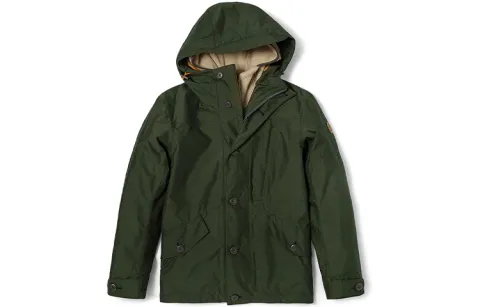 Timberland Fleece Tops Men's Luggage Bag Green Hooded Moderate Other