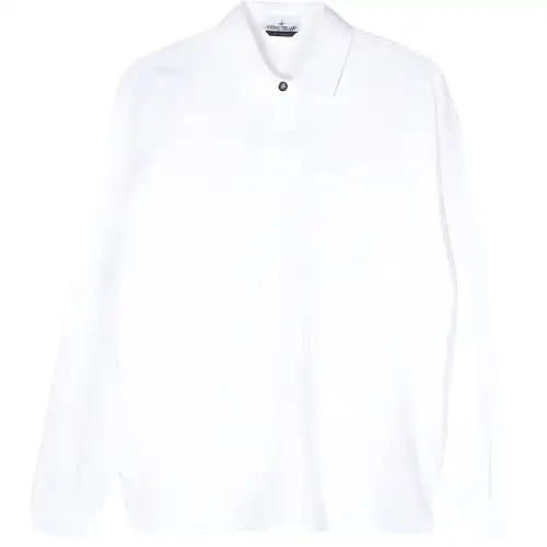 STONE ISLAND Polo Shirt Men's White