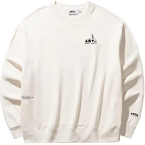 Anta Life Collection Sweatshirt Unisex Corn White