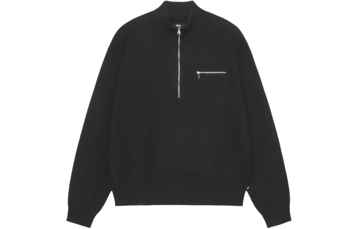 Stussy SS24 Drop2 Half-zip Mock-neck Jumper